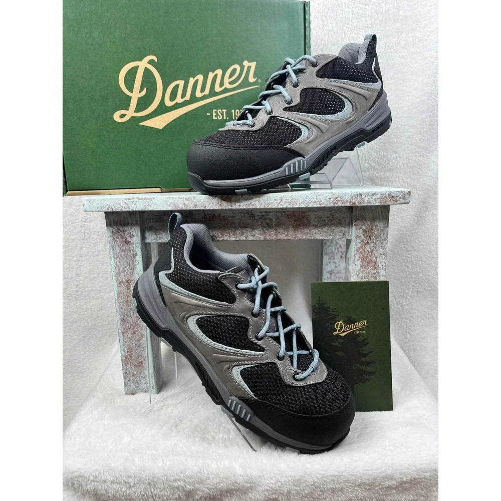 Danner Springfield Low Women's Work Shoes Non Metallic Toe Gray Blue Size 9 M‎